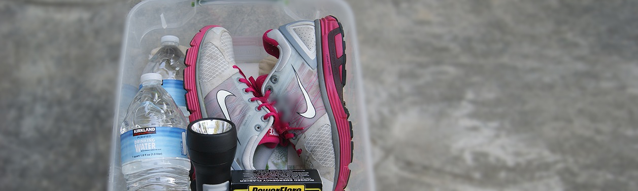 Personal preparedness car kit.